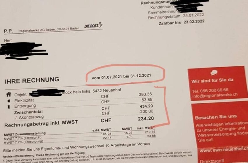  Mërgimtari nga Zvicra e dërgon faturën e rrymës për 6 muaj: Kaq lirë paguan sa për pak nuk u shokuam