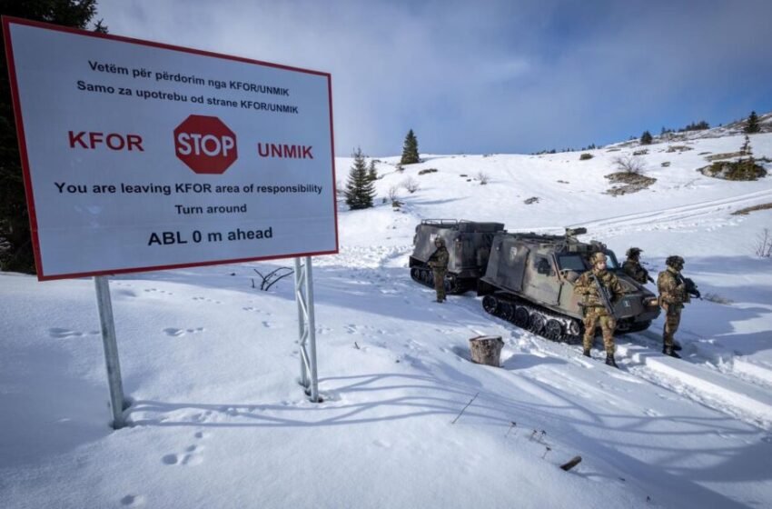  Kufiri verior patrullohet nga forcat e NATO-s, këto janë shtetet e fuqishme që shtuan praninë e tyre në Kosovë