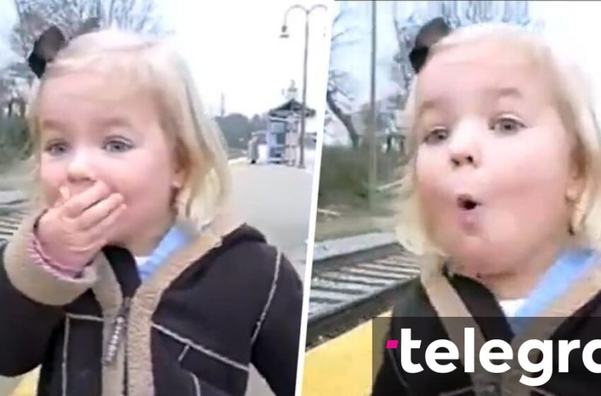  Vogëlushja pa për herë të parë një tren – reagimi i saj shkriu zemrat në mbarë botën