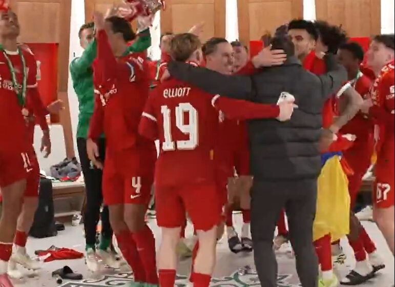 VIDEO / Futbollistët e Liverpullit, festë me këngën e Dua Lipa-s