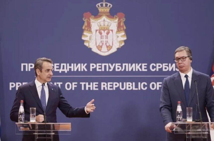  Mitsotakis vizitë në Serbi, takohet me Vuçiç: Qëndrimi i Greqisë për Kosovën nuk ndryshon