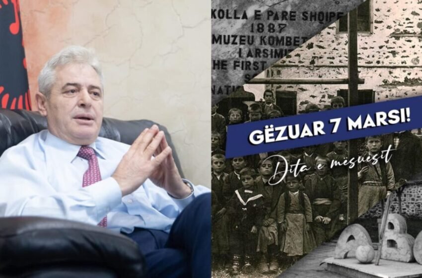  7 marsi/ Ahmeti: Në kauzën tonë mbarëkombëtare roli i pishtarëve të arsimit ka qenë dhe mbetet jetik