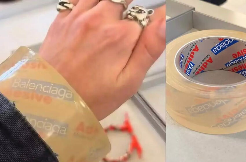  Balenciaga shkon më tej, prezanton byzylykun e ri që duket si ngjitës – ‘çmendet’ rrjeti