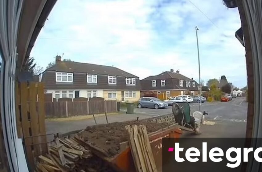  U tregua i pakujdesshëm gjatë punës, burrit nga Bristoli iu rrokullis karroca me dhe