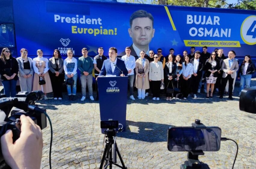 Osmani nis fushatën për Presidentin e parë Europian të vendit