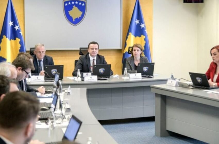  Publikohen krejt vendimet që mori Qeveria e Kosovës në mbledhjen e sotme