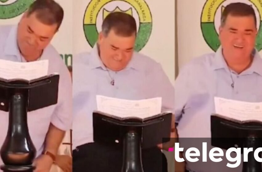 Në mes të një fjalimi të ‘zjarrtë’, një kryebashkiaku kolumbian i bien pantollat