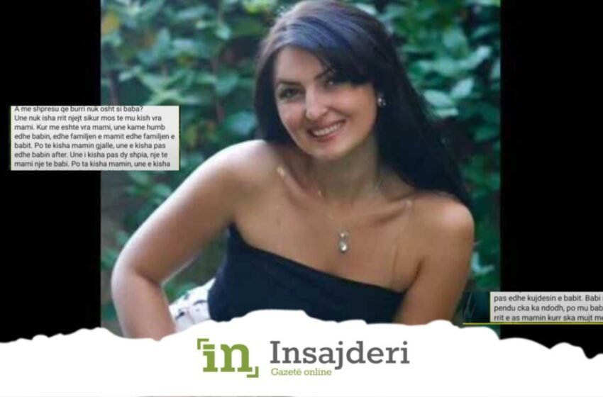  “Babi m’ka thanë që u pendu por mamin s’ka mujt me ma kthy”- Letra prekëse e vajzës së Diana Kastratit të vrarë para 13 vitesh