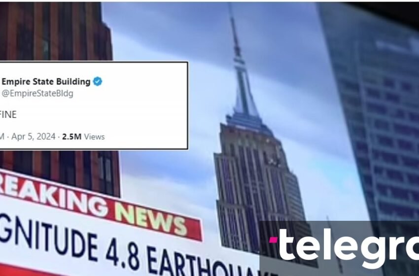  Tërmeti në New York bën që mediat sociale të shpërthejnë me postime gazmore: Njëri prej tyre është edhe vetë ndërtesa e famshme “Empire State Builidng”