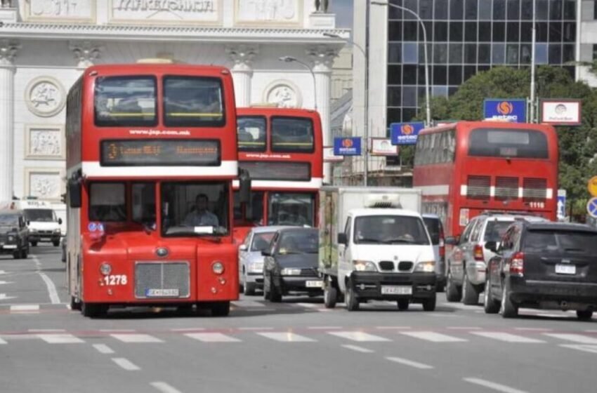  Regjim i veçantë trafiku në Shkup