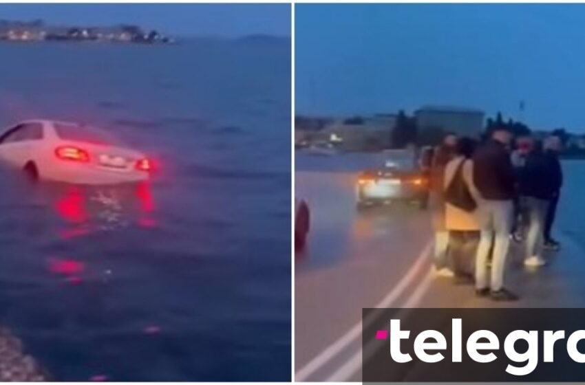  Shoferi kroat përfundoi me Mercedes në Detin Adriatik