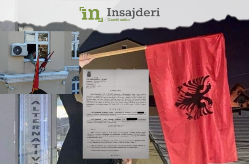  E vendosi Flamurin Kombëtar në Bujanoc – Shqipërim Arifi dënohet me 55 mijë dinarë nga Serbia