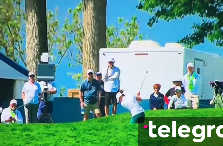  Momenti kur një lojtare golfi vret një zog me goditjen e saj