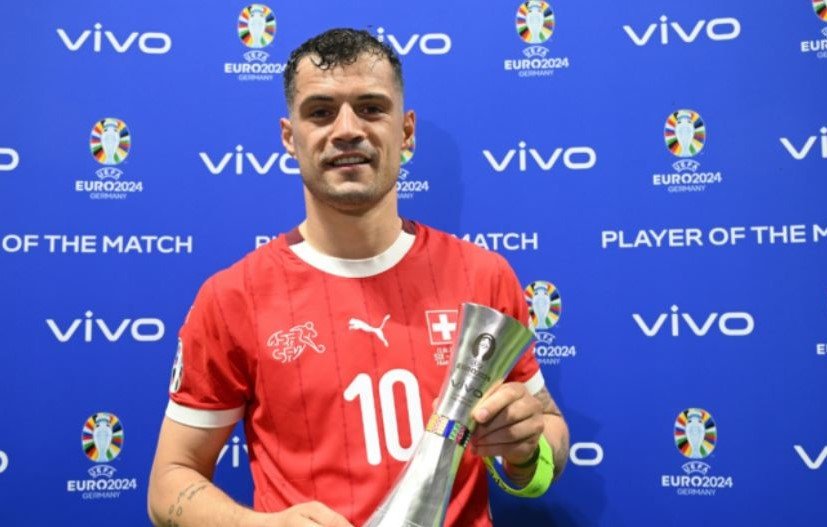  Granit Xhaka, lojtari i sfidës Zvicër-Gjermani