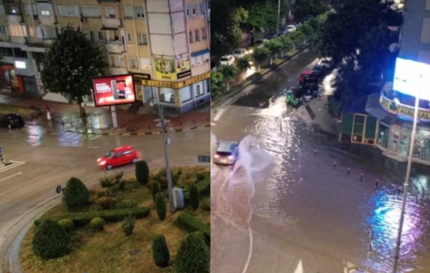  Reshje të rrëmbyeshme në Maqedoni! Raportohen dëme në Tetovë, kaplohet edhe Gostivari dhe Kumanova