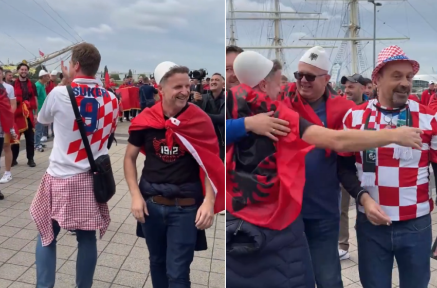 VIDEO / Edhe UEFA publikon videon me tifozët e Shqipërisë dhe Kroacisë