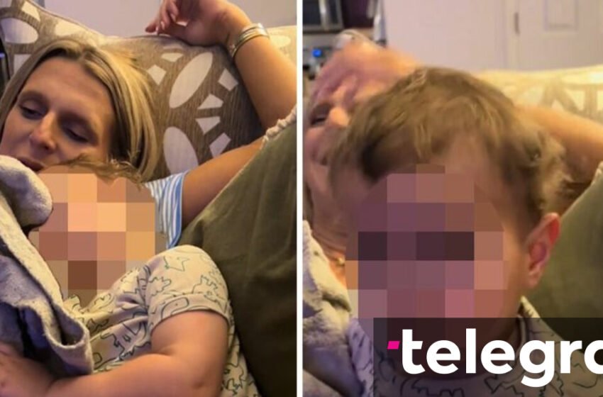 Djalin e zuri gjumi në krahët e ngrohtë të nënës së tij dhe më pas babai bëri këtë veprim të papritur