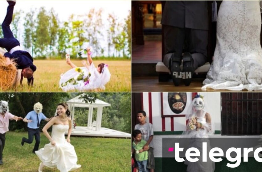 12 fotografi të çuditshme dasme që me siguri do t’ju bëjnë të qeshni – ndoshta me zë të lartë