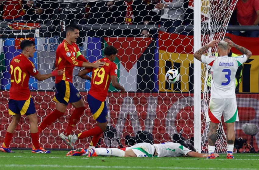  Spanja dominon dhe kalon Grupin, Italia mposhtet 1-0 nga autogoli i Calafiorit