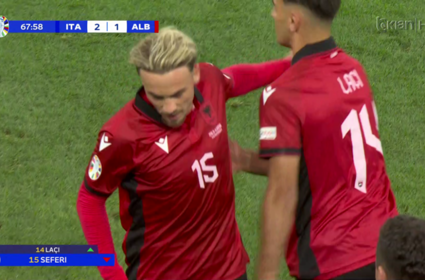  Shqipëria kërkon barazimin ndaj Italisë, Silvinjo bën dy zëvendësime. Mbetet 2-1