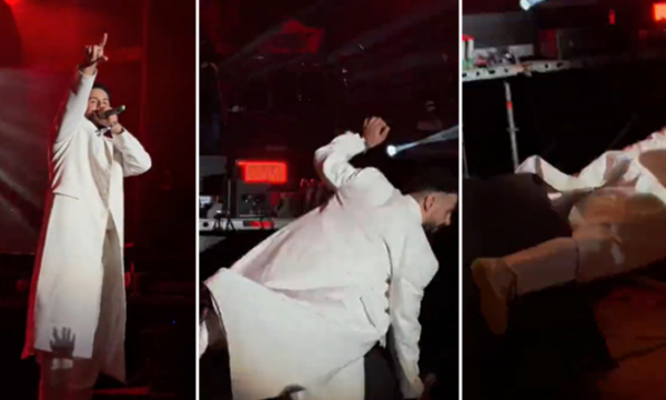  Capital T për pak rrëzohet në skenën e “Sunny Hill”, pamje nga momenti