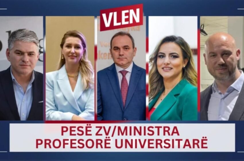  VLEN emëron pesë profesorë universitar për zv/ministra