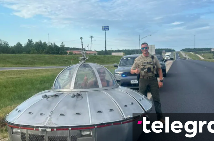  Policia amerikane ndalon veturën në formë UFO-je, befasohet nga dizajni i saj