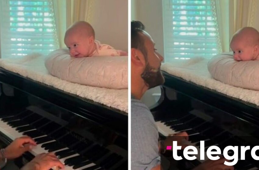  Babai luajti në piano për vajzën, reagimi i vogëlushes preku miliona njerëz