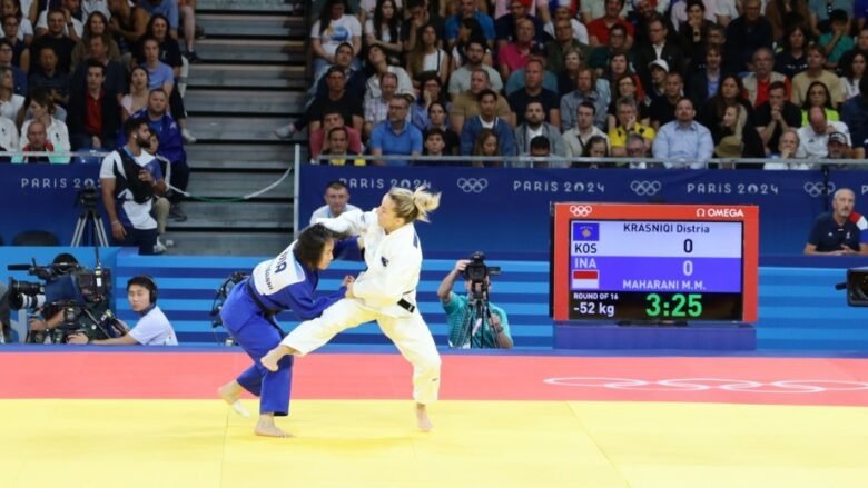  Distria Krasniqi e nis me këmbë të mbarë në ‘Paris 2024’ – kualifikohet në çerekfinale