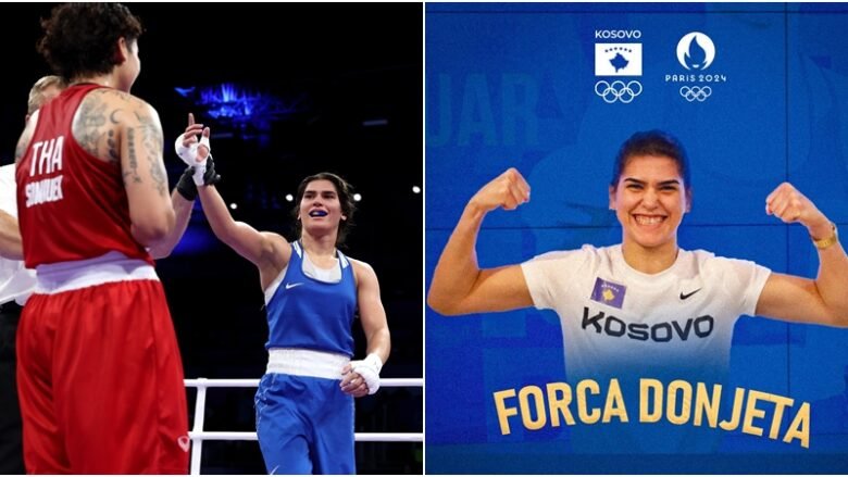  Donjeta Sadiku sot bokson ndaj kolumbianes Paola Pana