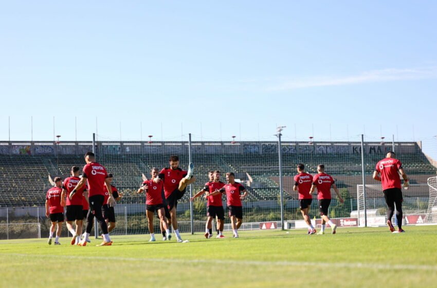 Kombëtarja e Shqipërisë stërvitet në Pragë, nis përgatitjet për ndeshjen me Gjeorgjinë