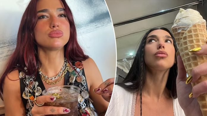  Pas akullores me vajë ulliri, Dua Lipa iu prezanton ndjekësve një tjetër recetë të çuditshme: Cola dietike me lëngë të turshive