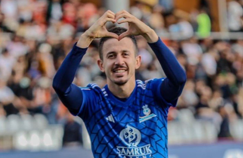  Nazmi Gripshi në formacionin e javës në Kazakistan