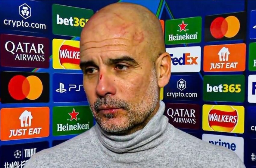 Shfaqet me shenja në fytyrë, Guardiola zbulon se çfarë ndodhi