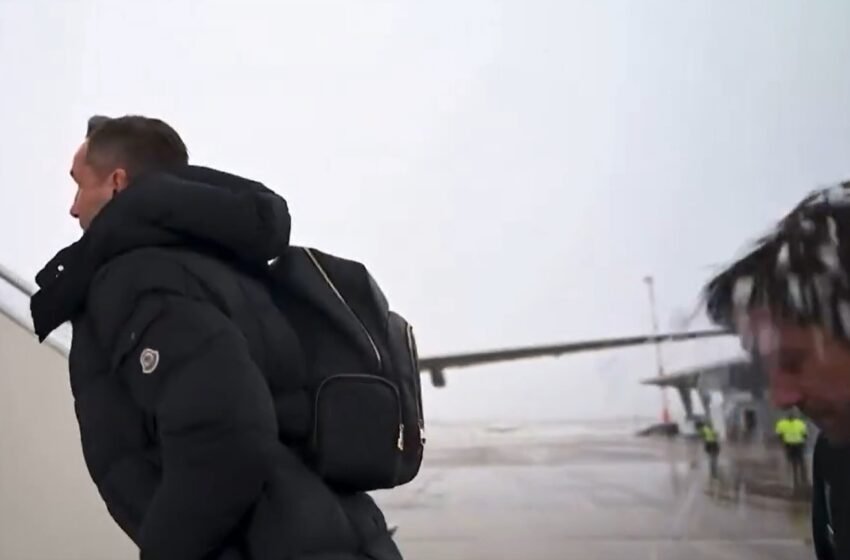  VIDEO / Futbollisti shqiptarë kërkon falje, goditi me top bore drejtorin e Sparta Pragës!