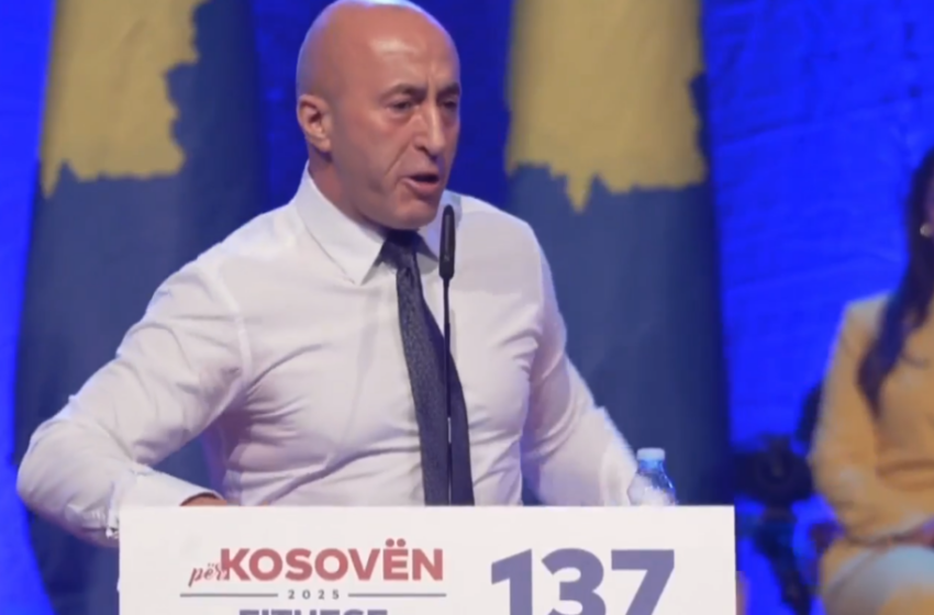  Haradinaj në hapjen e fushatës zgjedhore: Albin Kurti është njeri i lig, klika e tij janë njerëz të ligë