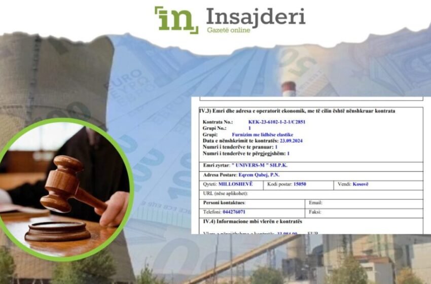  KEK nënshkruan kontratë mbi 33 mijë euro me kompaninë që e kishte dërguar në Gjykatë për mashtrim