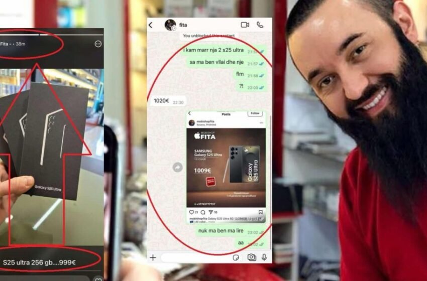 Kur blen telefon “Te Fita”, dije qe ta “lshon” Babika