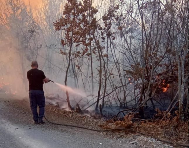PAMJE/ Bjeshkët e Deçanit që disa ditë janë përfshirë nga zjarret, flet kryetari Ramosaj