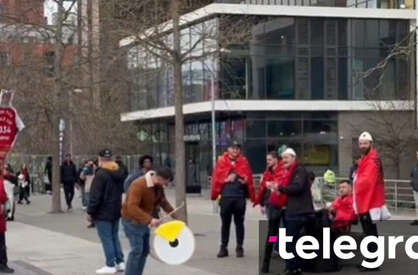 Festë me këngë e daulle në Londër – anglezët iu bashkohen në valle shqiptarëve