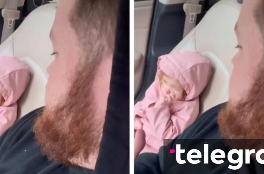 Babai publikon një video qesharake që tregon se si duket jeta me fëmijë të vegjël