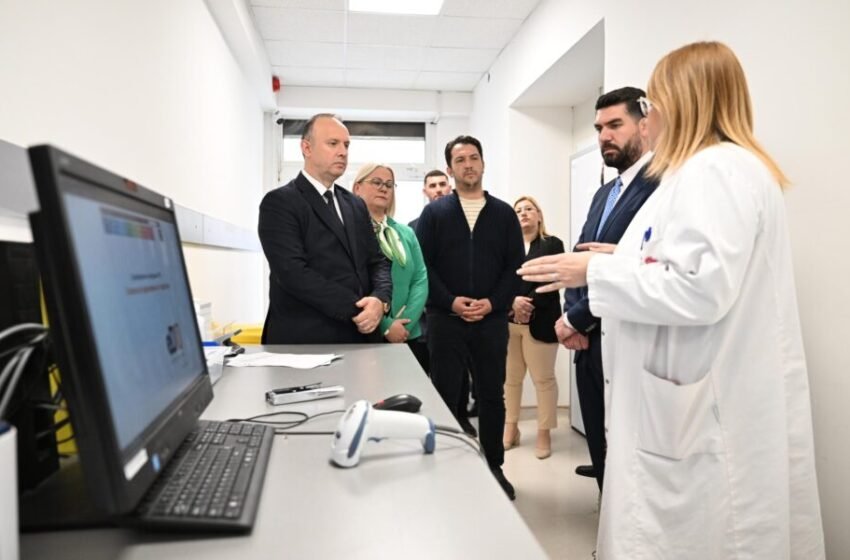 Afrim Gashi viziton Institutin e Transfuziologjisë: Mbështetje për personelin dhe përmirësim të kushteve të punës
