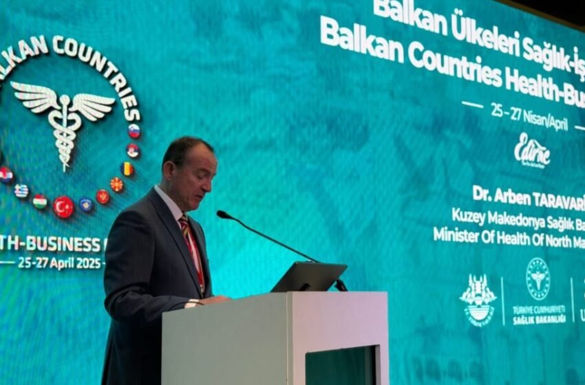Ministri Taravari merr pjesë në Forumin Ballkanik të Shëndetësisë dhe Biznesit në Turqi