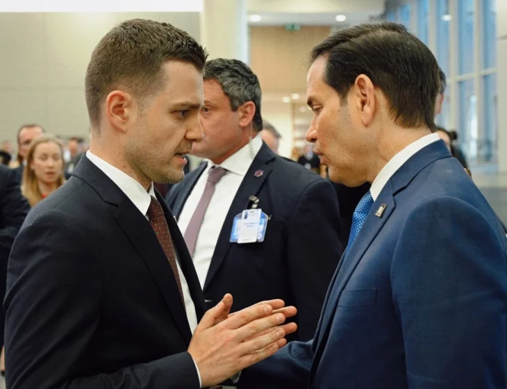 Takim Mucunski dhe Rubio në Bruksel: Priten shumë nisma të përbashkëta