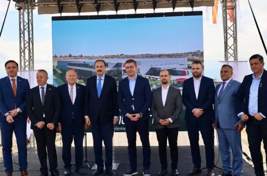 Mickoski: Filloi ndërtimi i fabrikës turke në ZZHTI Shkup, investim fillestar prej 25 milionë eurove dhe 200 vende të punës