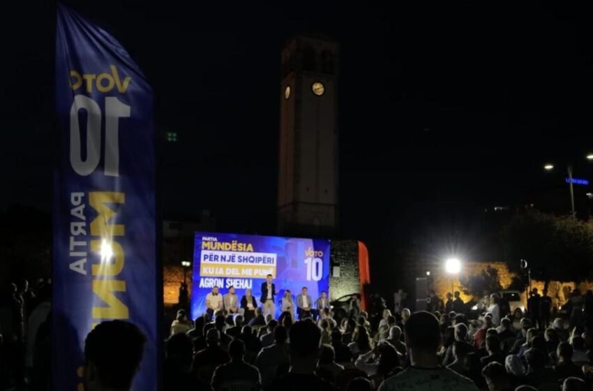 Shehaj: Pas 34 vitesh, ka një parti që nuk premton qiqra në hell. Duam të sjellim në Shqipëri të njëjtat mundësi si në Perëndim