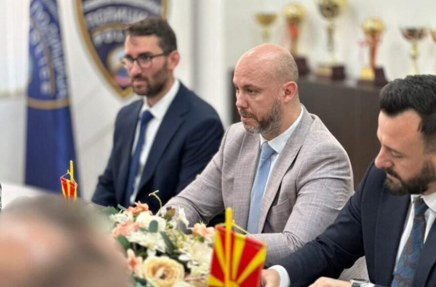 Vizitë e Zëvendësministrit Iseni në SPB Kumanovë dhe Njësinë policore Mateç
