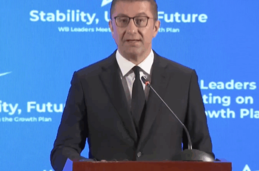 Mickoski: Nuk pranojmë imponime nën maskë të procesit europian!