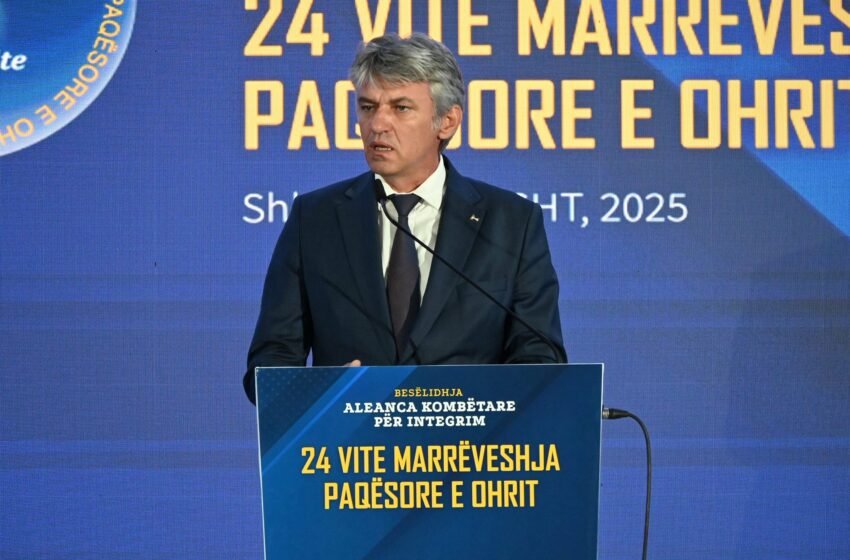  Besëlidhja shënon 24-vjetorin e Marrëveshjes së Ohrit – Sela: Kemi përgjegjësi – të jemi në anën e duhur të historisë