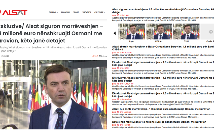  Sondazhi për Çairin dhe mesazhi i Borrellit ndezin sulmet e mediave proqeveritare VMRO-VLEN ndaj Bujar Osmanit